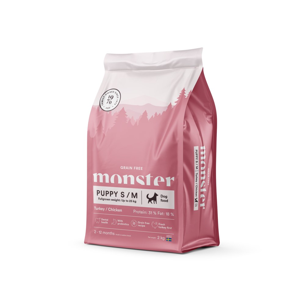 Grain Free Puppy S&M Turkey & Chicken Hundmat