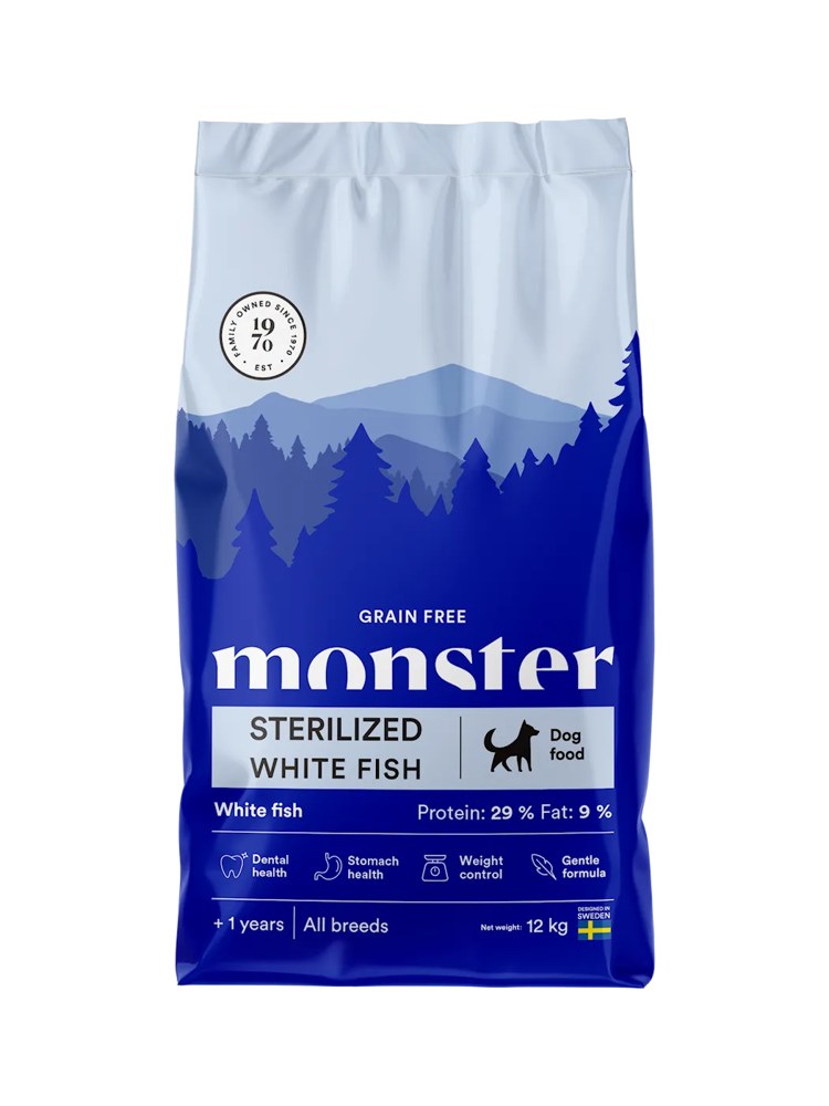 Dog Grain Free Sterilized White Fish Hundmat